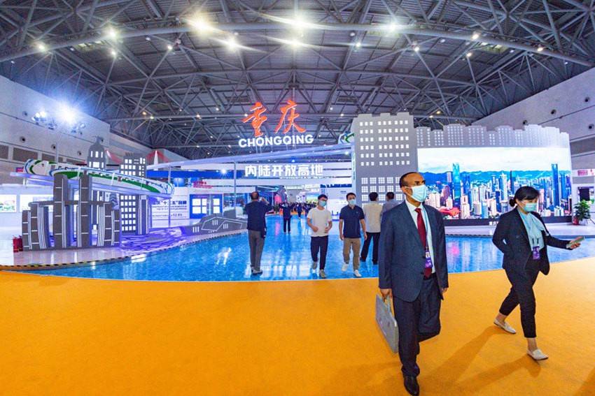 5月21日，西洽會現(xiàn)場。鄒樂攝