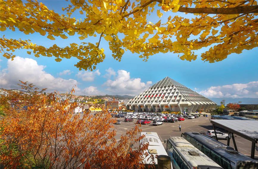 仙女山游客接待中心建筑。武隆景區(qū)供圖