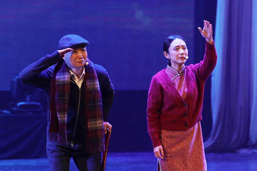 現(xiàn)場劇照。向詩佳攝