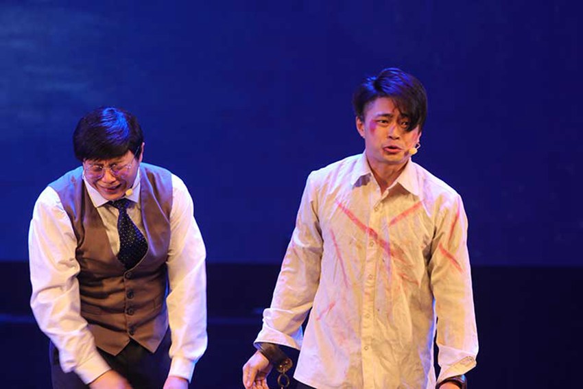 現(xiàn)場(chǎng)劇照。向詩(shī)佳攝