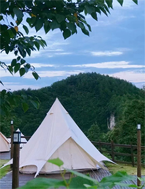 重慶鳳鳴谷營(yíng)地。餓了么供圖