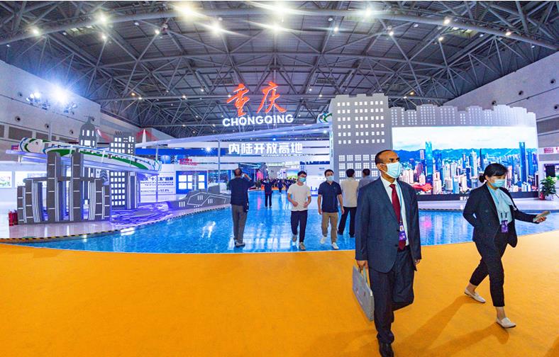 第三屆西洽會(huì)展會(huì)現(xiàn)場(chǎng)（資料圖）。鄒樂(lè)攝