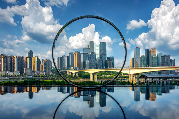 江北嘴中央商務(wù)區(qū)。江北區(qū)委宣傳部供圖