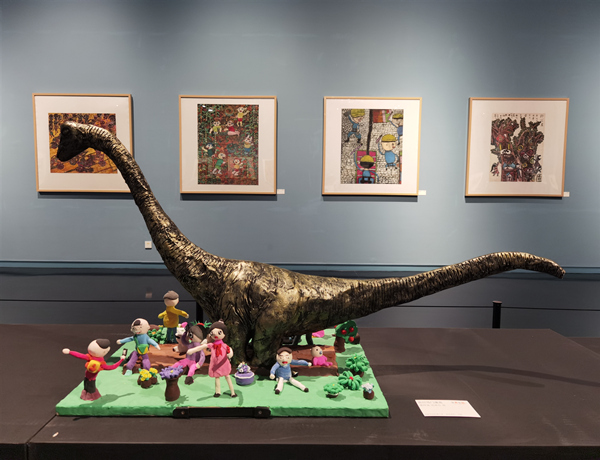 “童真童趣——合川兒童畫視界”展覽。合川美術(shù)館供圖