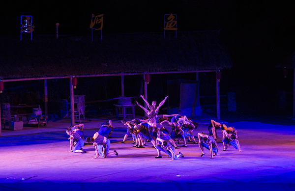 山戀河魚實(shí)景劇。城口縣委宣傳部供圖