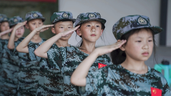 閉營儀式現(xiàn)場。重慶市青少年社會(huì)教育協(xié)會(huì)供圖