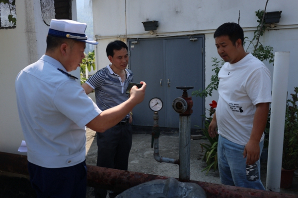 督查現(xiàn)場。彭水縣消防救援大隊供圖