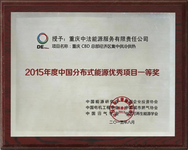 所獲獎(jiǎng)項(xiàng)。重慶燃?xì)饧瘓F(tuán)供圖