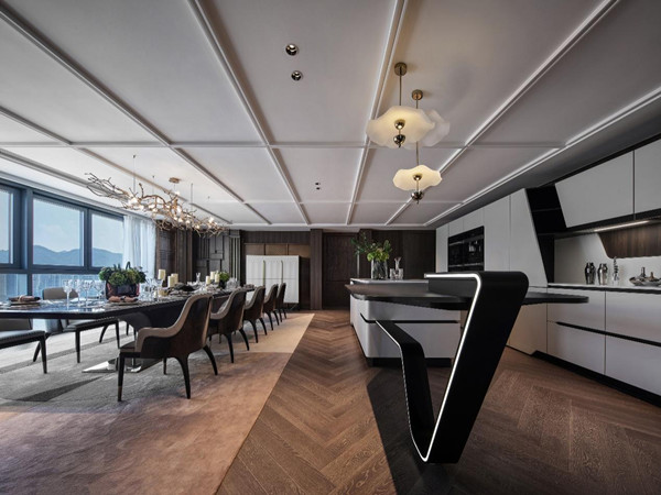 T1空中圈層會客廳私宴廳實景圖。國浩·18T供圖