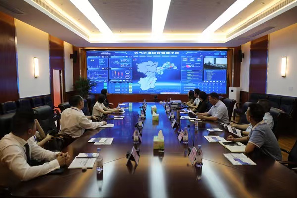 生態(tài)環(huán)境保護(hù)大數(shù)據(jù)平臺（一期）。九龍坡生態(tài)環(huán)境局供圖