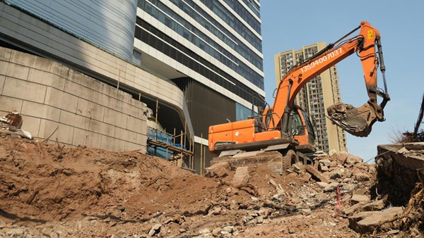 施工現(xiàn)場(chǎng)。九龍城市更新公司供圖