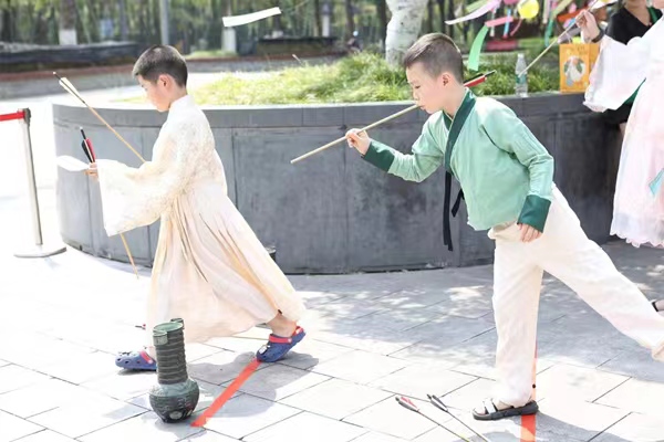 活動現(xiàn)場。共青團江北區(qū)委供圖