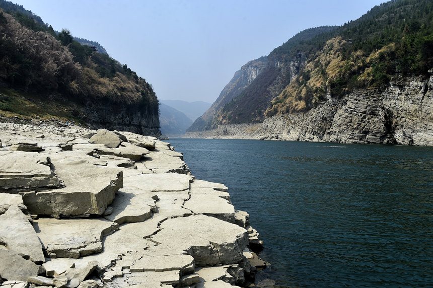 清澈的烏江。黃河攝