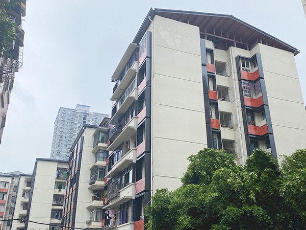 團(tuán)圓堡片區(qū)老舊小區(qū)改造后。唐鑫 攝