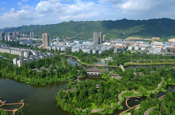 璧山鳥(niǎo)瞰圖。璧山區(qū)委宣傳部供圖