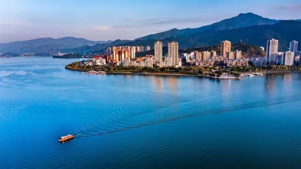 漢豐湖美景。開州區(qū)委宣傳部供圖