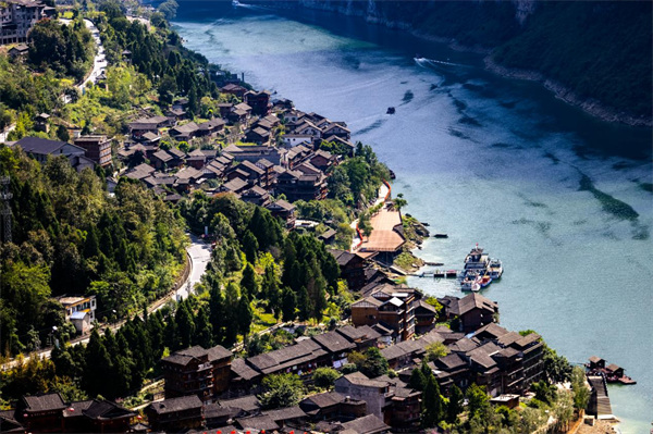 龔灘古鎮(zhèn)。張坤琨攝