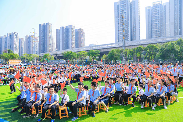 活動(dòng)現(xiàn)場(chǎng)。魯能巴蜀小學(xué)供圖