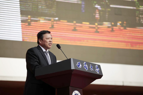 西南大學(xué)校長張衛(wèi)國。西南大學(xué)供圖