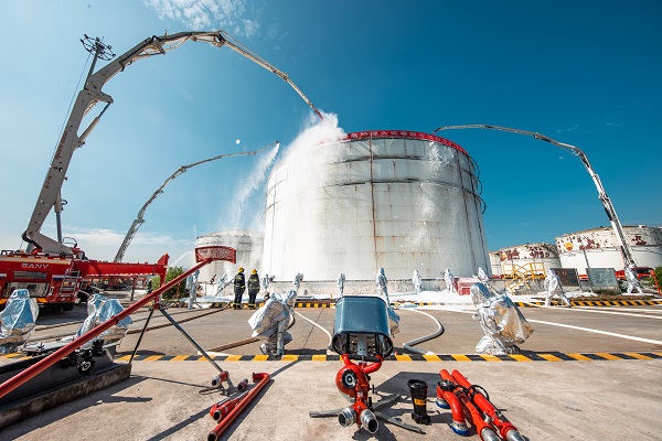 演練現(xiàn)場。重慶市消防救援總隊供圖