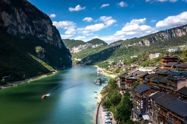 酉陽龔灘古鎮(zhèn)。酉陽旅投供圖