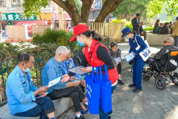 宣傳活動(dòng)現(xiàn)場(chǎng)。永川區(qū)消防救援支隊(duì)供圖