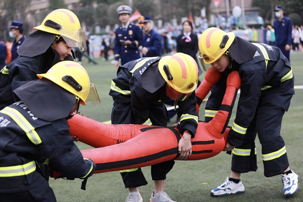 活動(dòng)現(xiàn)場(chǎng)。潼南區(qū)消防救援支隊(duì)供圖