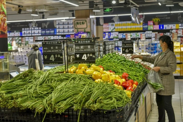 南岸區(qū)各大商超供應充足。南岸區(qū)融媒體中心供圖