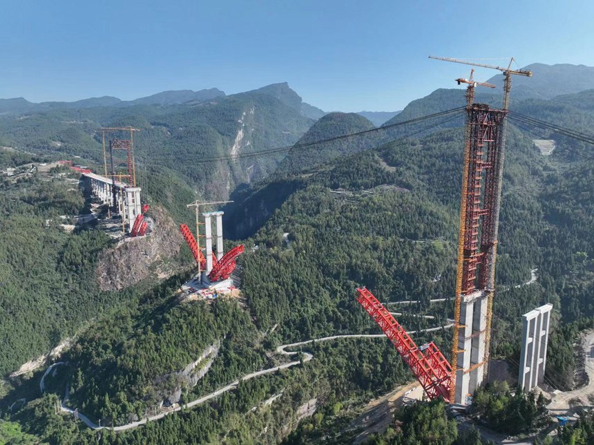 雙堡特大橋。重慶高速集團(tuán)供圖