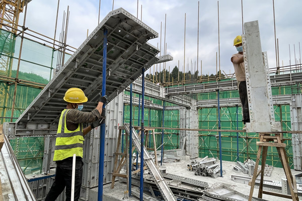 重慶電力高專潼南校區(qū)一期項(xiàng)目建設(shè)現(xiàn)場。潼南區(qū)委宣傳部供圖