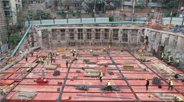 代家崗施工現(xiàn)場(chǎng)。楊圣龍攝