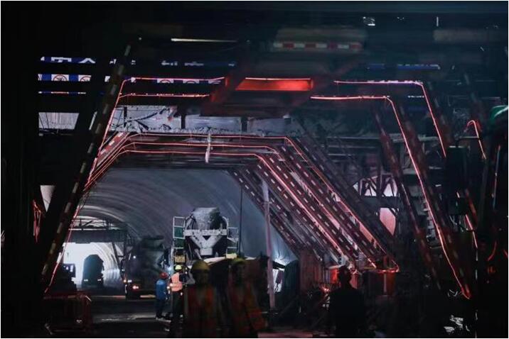 施工現(xiàn)場。重慶城投建設公司 供圖