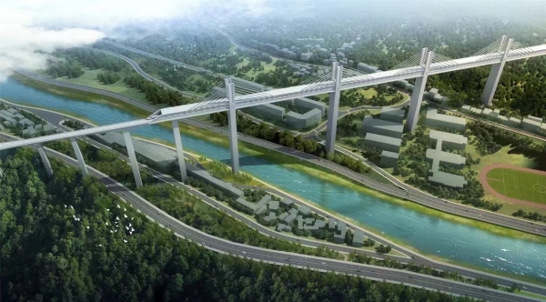 西渝高鐵效果圖。中國鐵路成都局集團有限公司供圖