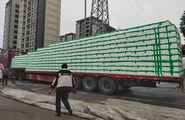 銅梁運往中心城區(qū)蔬菜。銅梁區(qū)供銷合作社供圖