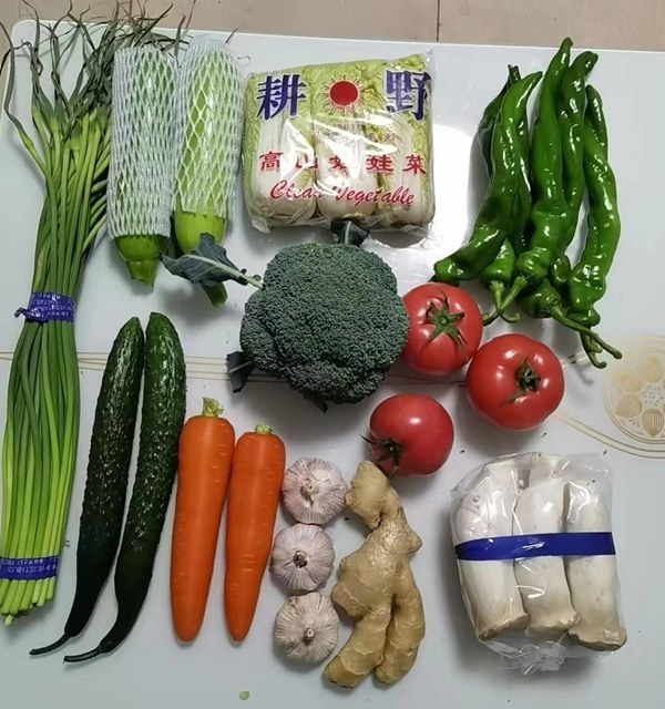 蔬菜包。銅梁區(qū)供銷合作社供圖