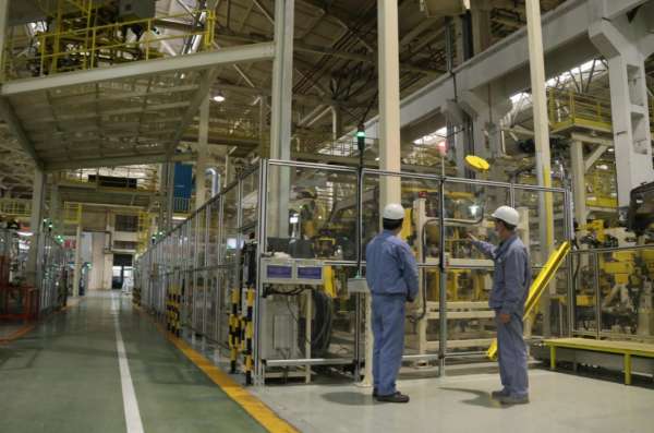 生產(chǎn)現(xiàn)場(chǎng)。慶鈴集團(tuán)供圖