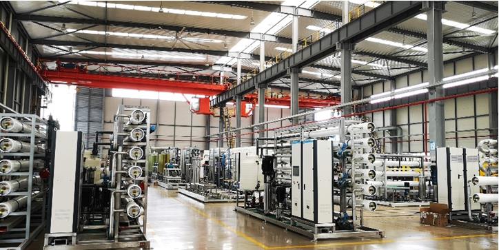 三峰科技膜系統(tǒng)制造基地。三峰科技供圖