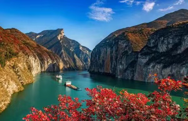 瞿塘峽美麗風(fēng)景。奉節(jié)縣委宣傳部供圖