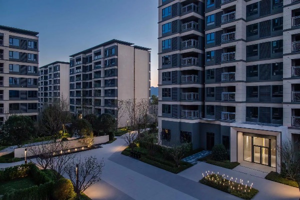 江南萬科城錦云實(shí)景呈現(xiàn)。重慶萬科供圖