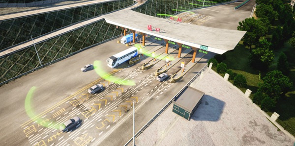 城口智慧收費(fèi)站。重慶高速集團(tuán)供圖