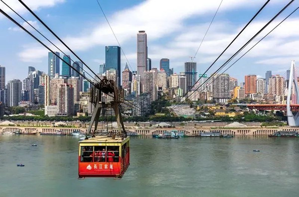 重慶長江索道。渝中區(qū)文化旅游委供圖