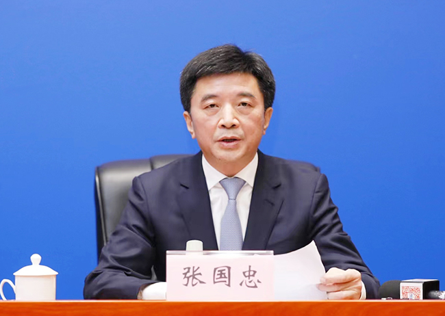 張國忠代表。石濤攝