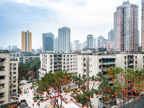 民主村片區(qū)城市更新新貌俯瞰圖。九龍城市更新公司供圖