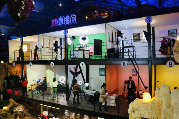 免費(fèi)開放的首批全民直播間。景區(qū)供圖
