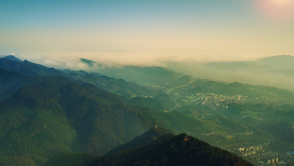 橋口壩森林公園。一品街道供圖