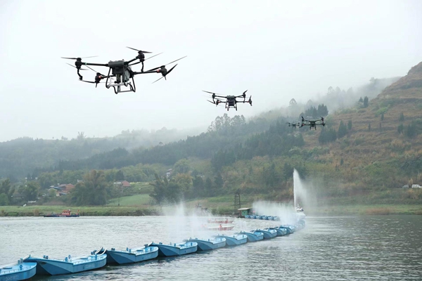 演練現(xiàn)場(chǎng)。重慶市生態(tài)環(huán)境局供圖