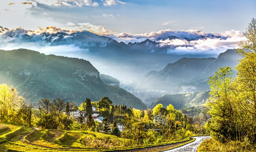南川區(qū)德隆鎮(zhèn)隆興村民居。瞿明斌攝