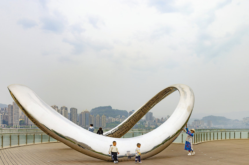 萬州濱江環(huán)湖公園。曾英豪攝