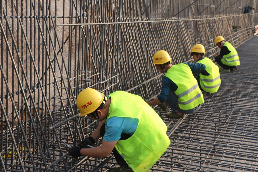 南岸茶園新區(qū)城市污水處理擴(kuò)建項(xiàng)目。中鐵建工集團(tuán)供圖