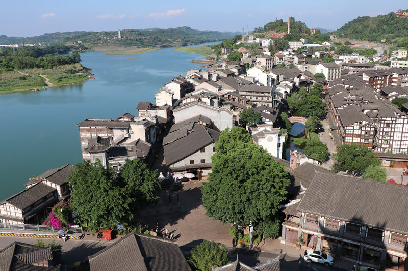 安居古城。胥世鵬攝